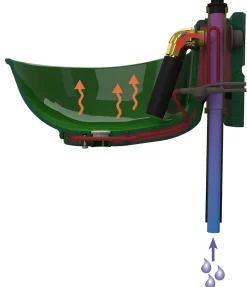 Hot Abreuvoir antigel à soupape tubulaire - 230 volts Abreuvoirs