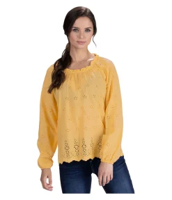 Hot Blouse Angie Femme T-Shirts À Manches Longues