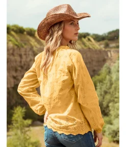 Hot Blouse Angie Femme T-Shirts À Manches Longues