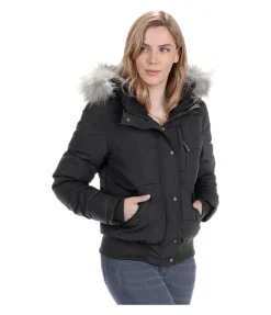 Outlet Blouson à capuche Rachel Femme Vestes & Manteaux