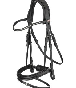 Online Bridon avec boucle de noseband amovible Mirissa Muserolle Suédoise & Brides