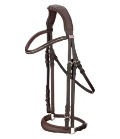 Hot Bridon avec muserolle allemande Soft Comfort Muserolle Allemande & Croisée