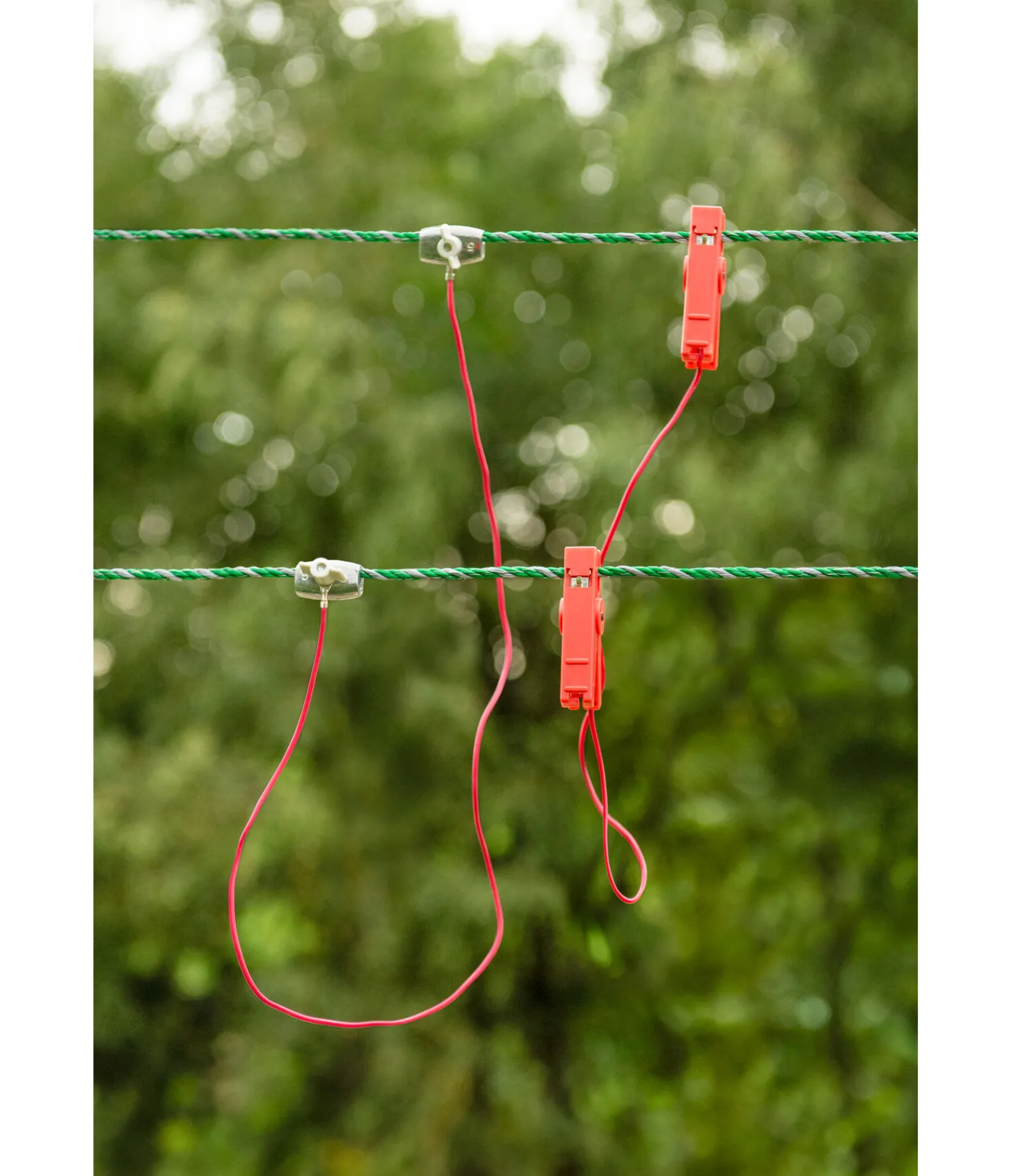 Discount Câble de raccordement de clôture avec deux pinces Electrificateur De Clôture|Tendeurs & Connecteurs Rubans