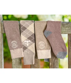 Hot Chaussettes hautes Argyle Femme Chaussettes