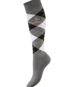 Sale Chaussettes hautes Argyle Femme Chaussettes
