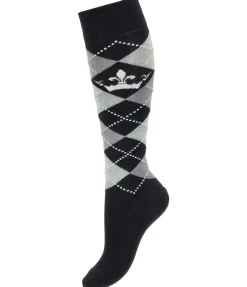 Sale Chaussettes hautes Argyle Femme Chaussettes