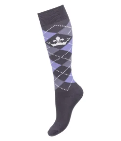Outlet Chaussettes hautes Argyle Femme Chaussettes