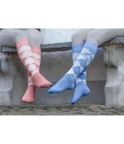Sale Chaussettes hautes Argyle Femme Chaussettes