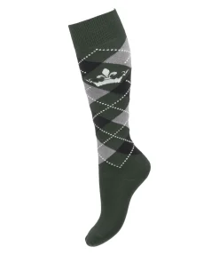 New Chaussettes hautes Argyle Femme Chaussettes