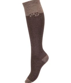 Hot Chaussettes hautes à base de laine mérinos Holly Femme Chaussettes