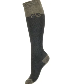Clearance Chaussettes hautes à base de laine mérinos Holly Femme Chaussettes