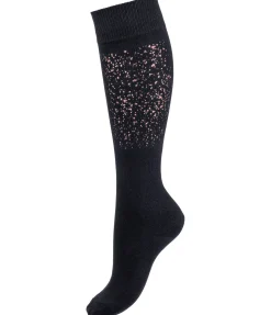 New Chaussettes hautes Glitzer Femme Chaussettes