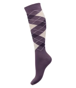 Sale Chaussettes hautes à losanges Argyle Femme/Enfant Accessoires Enfants|Chaussettes