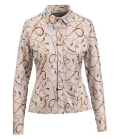 Hot Chemise d'équitation Rosalie Femme T-Shirts À Manches Longues