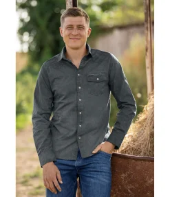 Chemise western homme Cooper Homme T-Shirt À Manches Longues & Pulls Homme