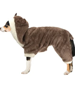 Best Combinaison douillette pour chien Rudolph Peignoirs, Manteaux Polaire Et Pull-Overs