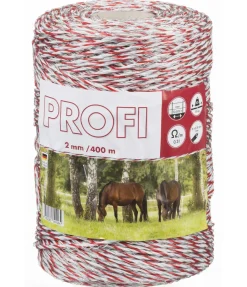 Outlet Cordon Profi, 400 m / 2 mm Electrificateur De Clôture|Matériaux Conducteurs