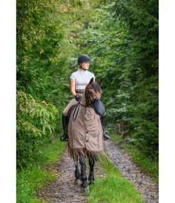 Sale Couvre-reins avec franges Elea Chemises Anti-Mouches|Couvre-Reins & Couvertures De Marcheur