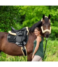 Clearance Ensemble de protections en polaire Teddy pour licol - 4 éléments Fourrure D'Agneau|Accessoires De Briderie