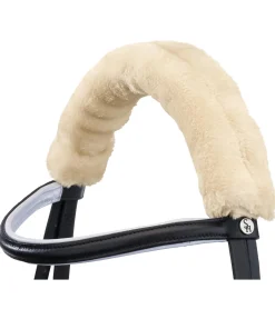 Hot Fourreau de têtière en polaire Teddy Fourrure D'Agneau|Accessoires De Briderie