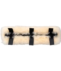 Clearance Fourreau de têtière en véritable fourrure d'agneau Fourrure D'Agneau|Accessoires De Briderie