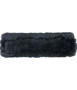 Fourreau de têtière en véritable fourrure d'agneau Fourrure D'Agneau|Accessoires De Briderie
