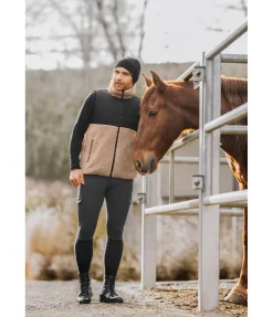 Hot Gilet bi-matière avec polaire Teddy homme Minnesota Homme Gilets D'Équitation Homme