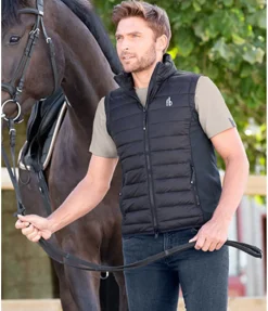 Hot Gilet d'équitation bi-matière homme Dexter Homme Gilets D'Équitation Homme