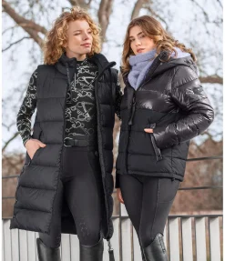 Discount Gilet d'équitation matelassé long Amber Femme Gilets D'Équitation