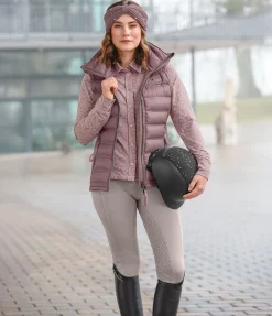 New Gilet d'équitation softshell bi-matière à capuche Jessy Femme Gilets D'Équitation