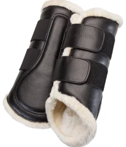 Discount Guêtres de dressage antérieures en polaire Teddy Guêtres|Fourrure D'Agneau