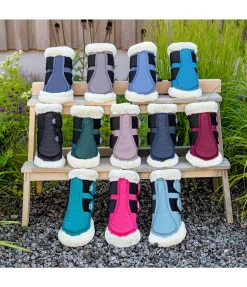 Clearance Guêtres de dressage en polaire Teddy Essential (antérieurs) Fourrure D'Agneau|Guêtres