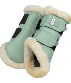 Outlet Guêtres de dressage en polaire Teddy Essential (antérieurs) Fourrure D'Agneau|Guêtres