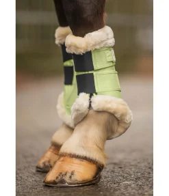 Outlet Guêtres de dressage en polaire Teddy Essential (antérieurs) Fourrure D'Agneau|Guêtres