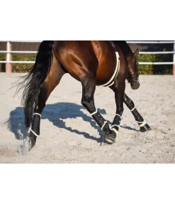 Outlet Guêtres de dressage postérieures en polaire Teddy Fourrure D'Agneau|Guêtres