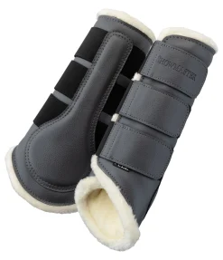 Outlet Guêtres de dressage postérieures en polaire Teddy Fourrure D'Agneau|Guêtres