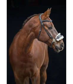 Sale Hackamore avec doublure imitation fourrure Bridons Sans Embouchures