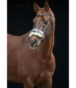 Sale Hackamore avec doublure imitation fourrure Bridons Sans Embouchures