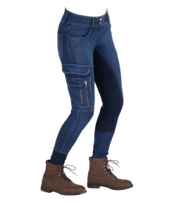 Online Jeans de randonnée avec fond intégral en matière synthétique Aspen Femme Pantalons À Fond Intégral