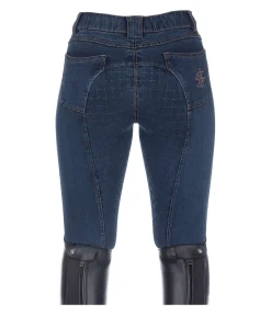 Clearance Jeans d'équitation à fond intégral Grip enfant Lumi Enfant Pantalons D'Équitation Enfants