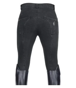 Jeans d'équitation avec fond intégral Grip homme San Francisco Homme Pantalons D'Équitation Homme