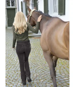 Outlet Jeans d'équitation jodhpur à fond intégral grip Lysann Femme Pantalons Jodhpur|Pantalons D'Équitation À Grip