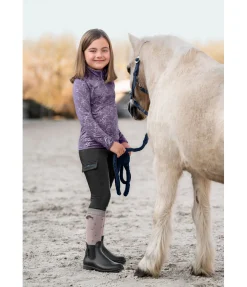Discount Legging d'équitation d'hiver à taille haute enfant Lio Enfant Pantalons D'Équitation Enfants