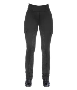 Clearance Legging d'équitation thermique à fond intégral grip Mathilda Femme Pantalons D'Équitation D'Hiver|Pantalons Jodhpur