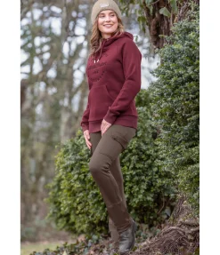 Best Legging d'équitation thermique à fond intégral grip Mathilda Femme Pantalons D'Équitation D'Hiver|Pantalons Jodhpur