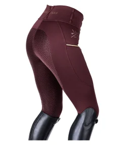 Outlet Legging d'équitation thermique à fond intégral grip Kassandra Femme Leggings D'Équitation|Pantalons D'Équitation D'Hiver