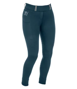 Legging d'équitation thermique avec fond intégral grip Juliette Femme Leggings D'Équitation|Pantalons D'Équitation D'Hiver
