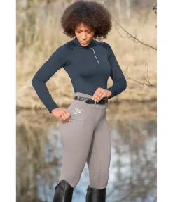 New Legging d'équitation thermique à fond intégral grip Kassandra Femme Leggings D'Équitation|Pantalons D'Équitation D'Hiver