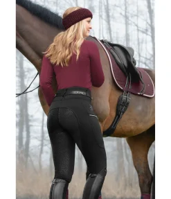 New Legging d'équitation thermique à fond intégral grip Kassandra Femme Leggings D'Équitation|Pantalons D'Équitation D'Hiver