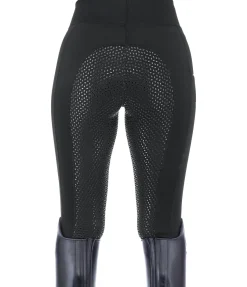 Hot Legging d'équitation thermique à fond intégral Grip Hermine Femme Leggings D'Équitation|Pantalons D'Équitation D'Hiver